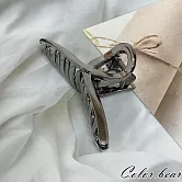 【卡樂熊】基本簡約亮槍黑大髮量造型抓夾/髮夾/盤髮夾(五款)- 交叉款