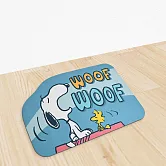 SNOOPY史努比超造型止滑吸水地墊 腳踏墊  大笑