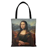【素包包】單肩包 文藝簡約名畫托特側背(40045) _蒙娜麗莎