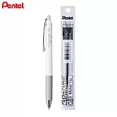 (1筆1芯)PENTEL 按壓式輕滑鋼珠筆  0.8黑