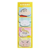 【正版授權】蠟筆小新 四格迷你便條紙 4種圖樣 便條紙/便利貼/表情貼 野原新之助/小白/小葵 - 黃色款