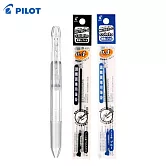 (1筆2芯)PILOT COLETO 超細變芯筆4色  透明