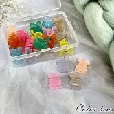 【卡樂熊】基本兒童迷你瀏海夾造型髮夾/小抓夾20入組(八款)- 糖果耳朵