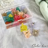 【卡樂熊】基本兒童迷你瀏海夾造型髮夾/小抓夾20入組(八款)- 糖果蝴蝶