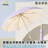 【好拾選物】莫蘭迪清新雨傘/折疊傘/太陽傘 -薰衣草紫