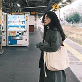 【一帆布包】帆布率性大報童包- 胚布