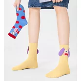 【JDS設計襪】醜萌趣味搞怪中筒襪   * 紫色耳朵