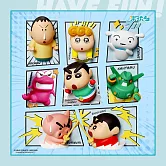 樂玩多 蠟筆小新漫畫系列盲盒冰箱貼 _全套8款