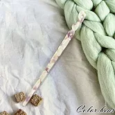 【卡樂熊】雲紋幻彩系列．簡約醋酸幻彩造型髮簪/盤髮器(四色)- 櫻霞輕染