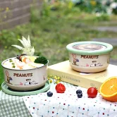 【HOUSUXI舒希】史努比－不鏽鋼雙層隔熱碗 730ml-A3