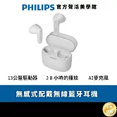 Philips City系列 TAT2139 長續航專業調音真無線藍牙耳機丨音樂 沒有極限 白色