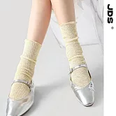 【JDS設計襪】紗紗網眼透氣襪  * 盛夏物語-淺黃