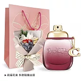 COACH 蔻馳 淡香精/淡香水情人節限定禮[30ml+花束+禮袋]-多款任選-國際航空版 曠野玫瑰