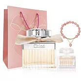 Chloe’ 同名女性淡香精愛戀香氛組[(50ml)+(5ml)+幸運草莓晶手鏈]附提袋-情人節獻禮-公司貨