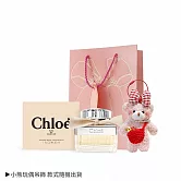 Chloe’ 香氛小熊組[同名女性淡香精(30ml)+貴婦小熊玩偶吊飾]附提袋-情人節限定禮-公司貨