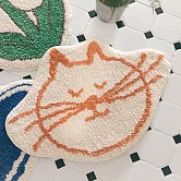 【韓國Dailylike】可愛造型室內腳踏地墊 ‧ 貓咪