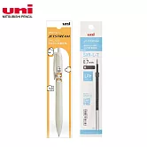 (1筆1芯送貼紙)UNI 限量JETSTREAM輕盈感溜溜筆 白爛貓聯名款  0.7 貝殼白