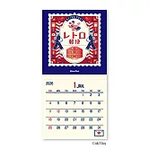 【日本SHINNIPPON CALENDAR】2026 ob1toy 塗鴉迷你月曆