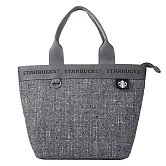 [星巴克]灰女神毛呢風船型提袋