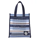 [星巴克]星質感條紋網布手提袋