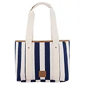 [星巴克]深藍直紋肩背提袋