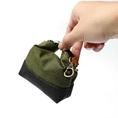 點子包【icleaxbag】迷你復刻小零錢包 耳機包 便當袋款式  軍綠色