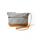 點子包【icleaxbag】輕旅斜側包 肩背包  淺灰色