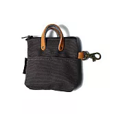 點子包【icleaxbag】迷你復刻小零錢包 耳機包 帆布袋款式  深灰色