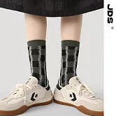 【JDS設計襪】精梳棉塗鴉設計襪    矩陣之舞  綠色