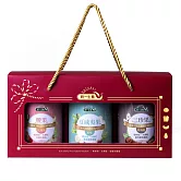 【統一生機】御選堅果禮盒-A款(原味夏威夷果140g+玫瑰鹽三珍果150g+玫瑰鹽腰果170g)