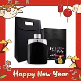 MONTBLANC 萬寶龍 傳奇男香開運禮[傳奇經典男性淡香水(100ml)X1+招財貓擺飾+禮袋]-國際航空版