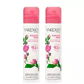 YARDLEY 雅麗 英國玫瑰體香噴霧(75ml)X2入