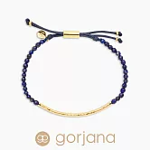 GORJANA POWER GEM 金色平衡骨 可調式能量手鍊 寶藍色青金石 洞察力靈感智慧