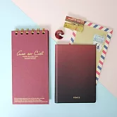 【FENICE】Midnight系列護照套(紅) S size