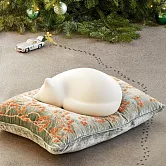 Vitra Resting Cat 捲曲貓  （大、牙白、霧面）