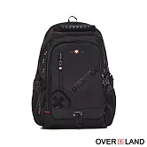 OVERLAND - 美式十字軍 - LOGO浮印機能筆電大容量後背包 - 30691