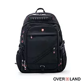 OVERLAND - 美式十字軍 - 素面造型機能筆電大容量後背包 - 29361