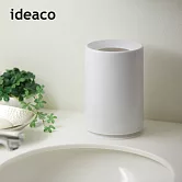 【日本ideaco】摩登圓形桌邊垃圾桶-1.2L -白
