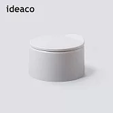 【日本ideaco】圓形桌邊按壓式垃圾桶-2.2L -灰