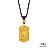 【點睛品】東方古祖 福壽平安 古法黃金項鍊_計價黃金