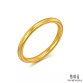 【點睛品】簡約細環黃金戒指_計價黃金(港圍17號)