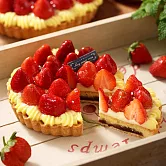 【LS手作甜點】法式草莓卡士達塔(6吋)x1個