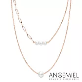  <p style=background-color:#6092c1;color:#FFFFFF;display:inline-block>結帳9折起</p>  Angemiel安婕米 珍珠項鍊