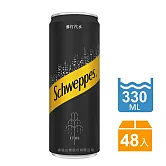 【Schweppes 舒味思】蘇打汽水 易開罐330mlx48入