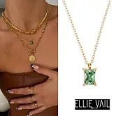  <p style=background-color:#6092c1;color:#FFFFFF;display:inline-block>結帳9折起</p>  邁阿密防水珠寶 祖母綠水晶項鍊