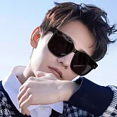 seoul show首爾秀 近視套鏡輕量TR90太陽眼鏡UV400夜視墨鏡 821 3顆米釘砂黑框黑灰片