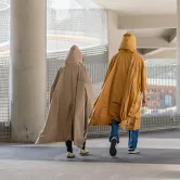 【INUNDER】MECOVER GO OUT｜機能兩用斗篷雨衣天幕- 棕灰