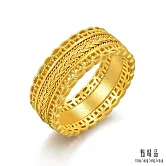 【點睛品】花絲編織 黃金戒指_計價黃金(港圍9號)