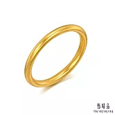 【點睛品】簡約細環黃金戒指_計價黃金(港圍11號)
