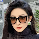 seoul show首爾秀 mw高級鏈條款太陽眼鏡UV400墨鏡 2324  黑框茶片